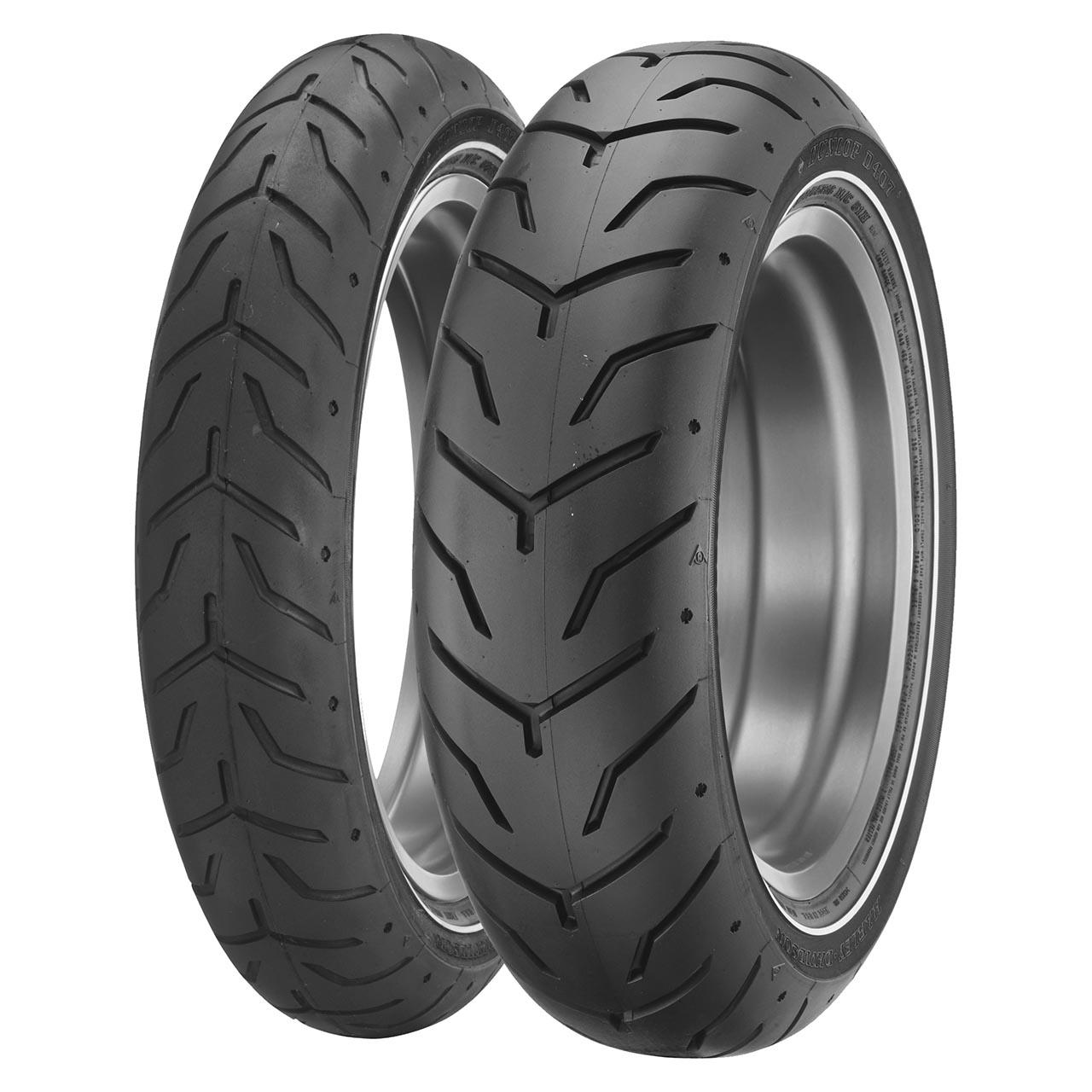 DUNLOP D 408 F SW HARLEY DAVIDSON 130/80 B17 65H  TL