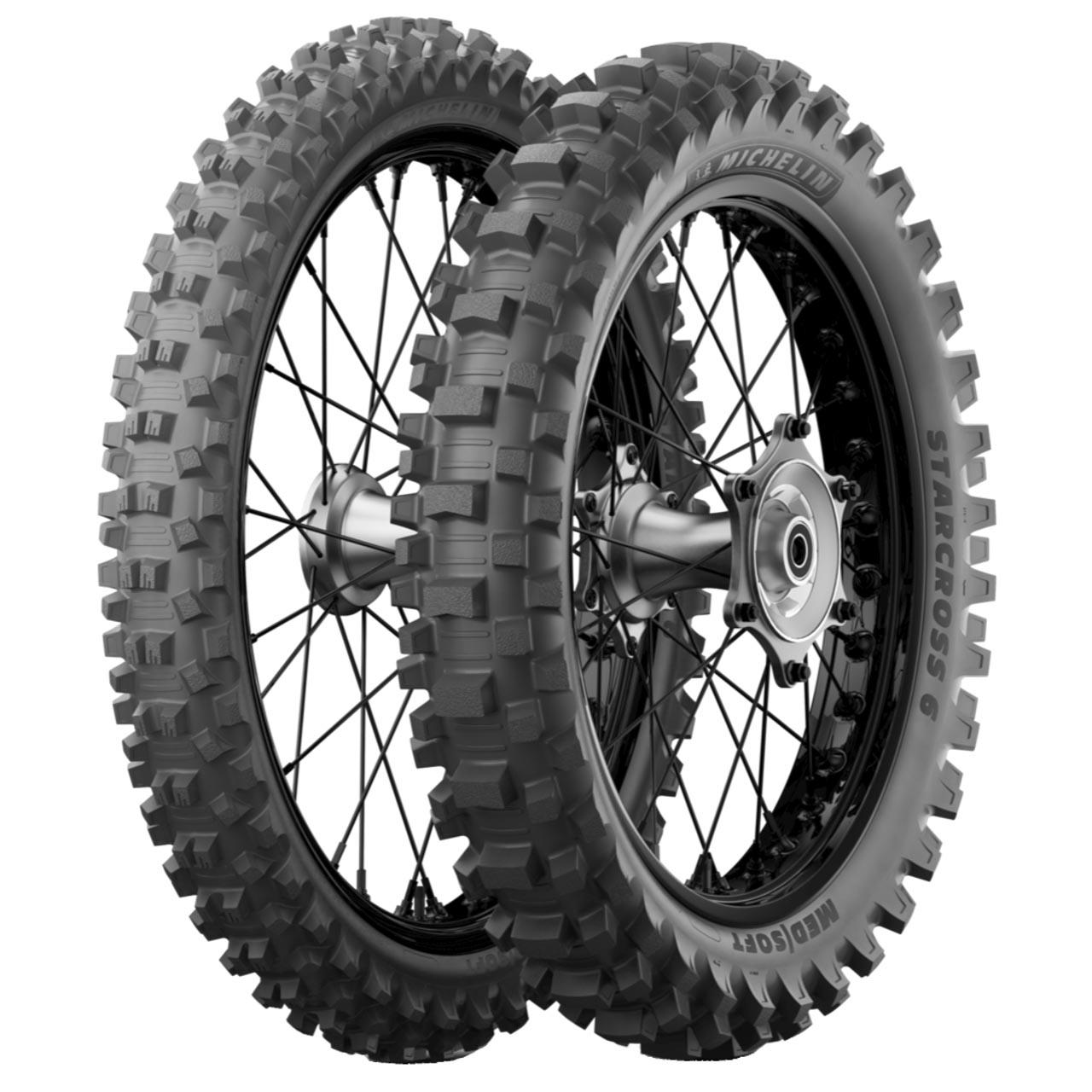 MICHELIN STARCROSS 6 MEDIUM MS REAR 110/100 -18 64M  TT